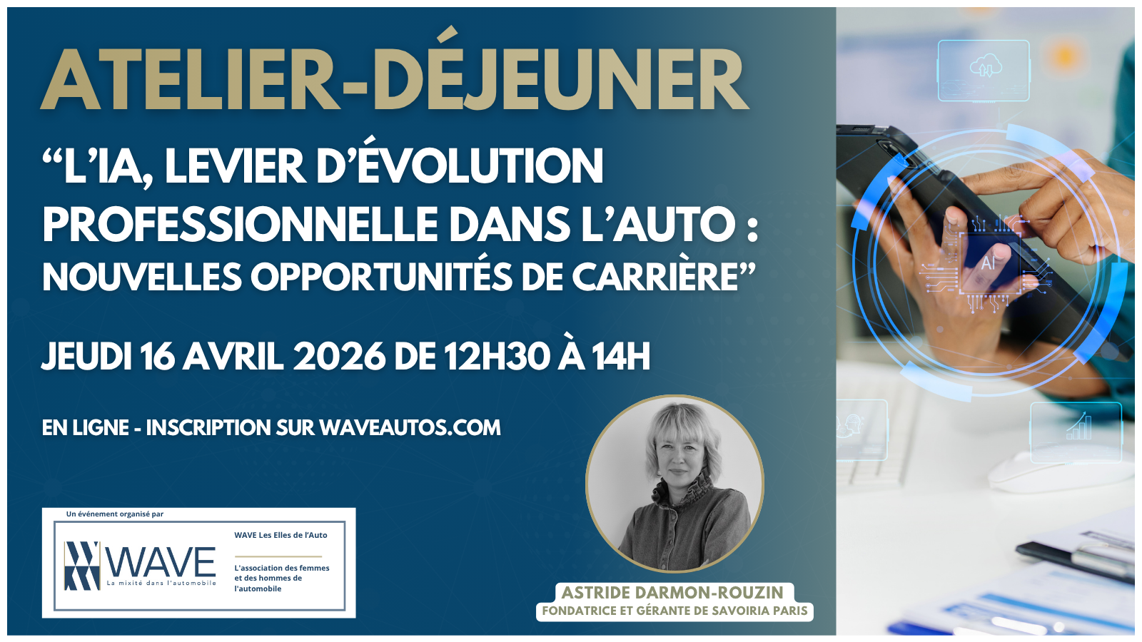 Atelier-déjeuner en ligne : 