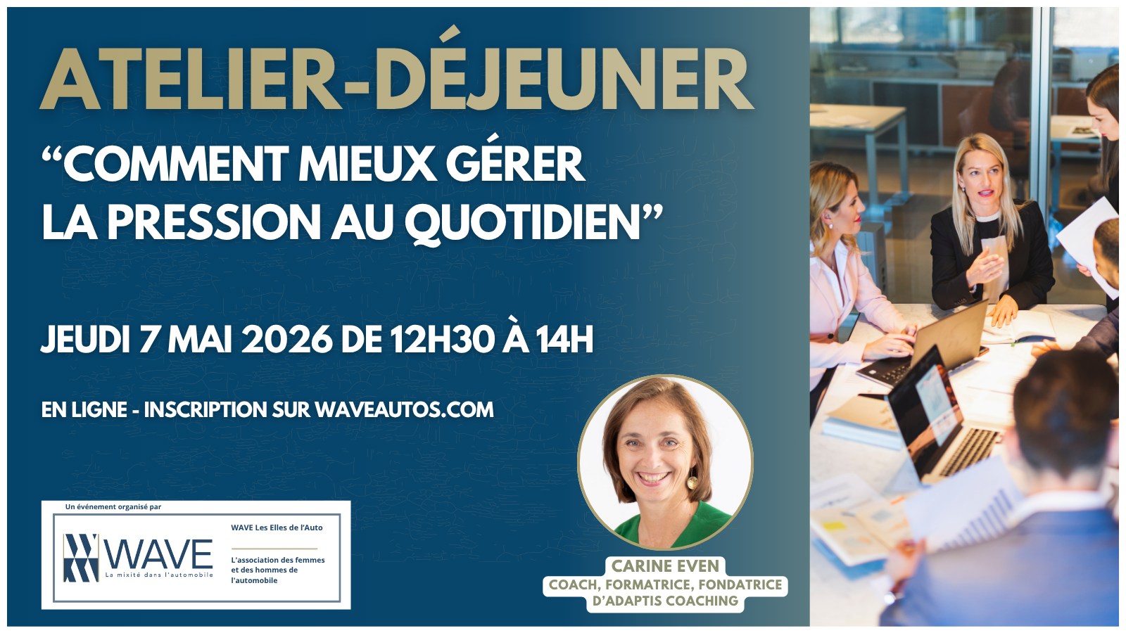 Atelier-déjeuner en ligne : 