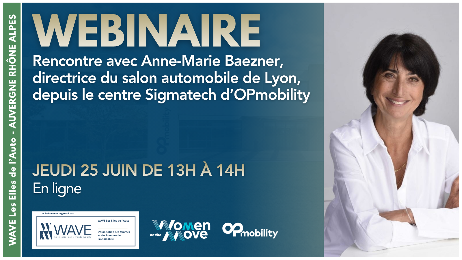 Webinaire avec Anne-Marie Baezner, directrice du salon automobile de Lyon