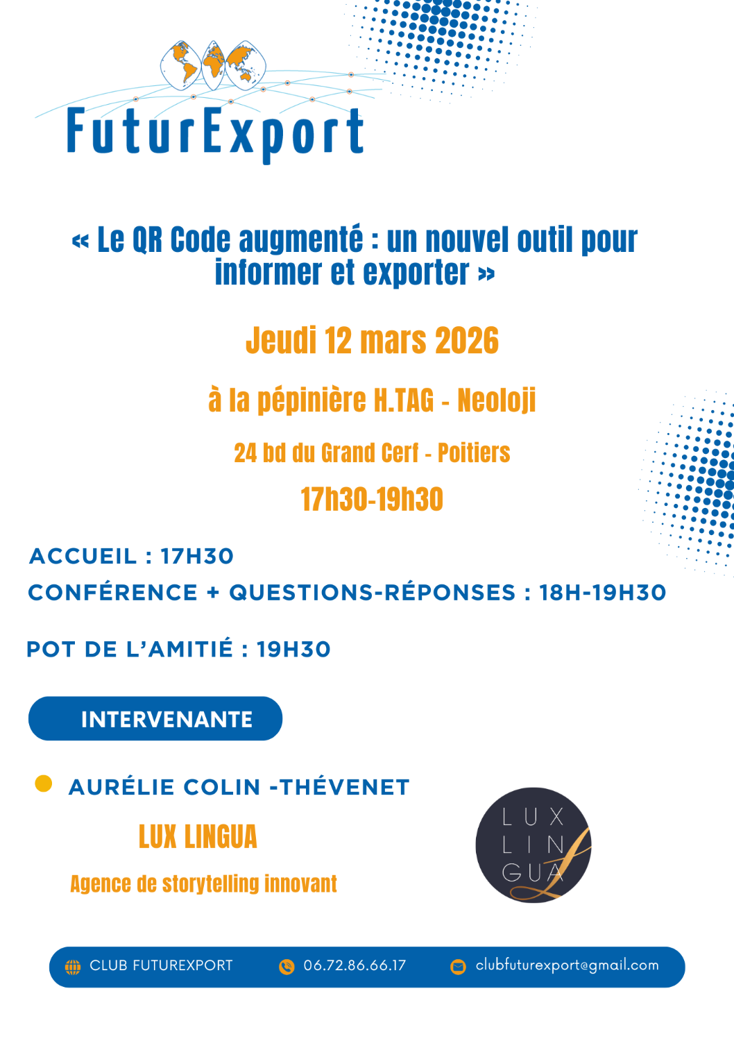 Réunion QR code augmenté