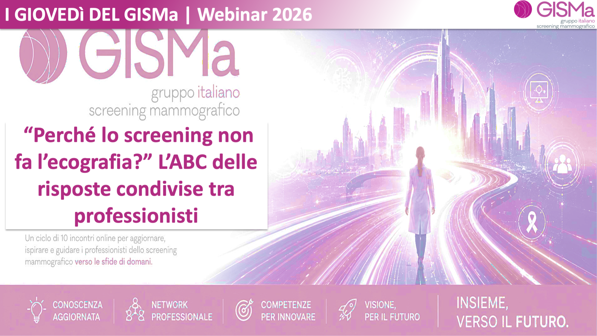 I Giovedì del GISMa | “Perché lo screening non fa l’ecografia?” L’ABC delle risposte condivise tra professionisti