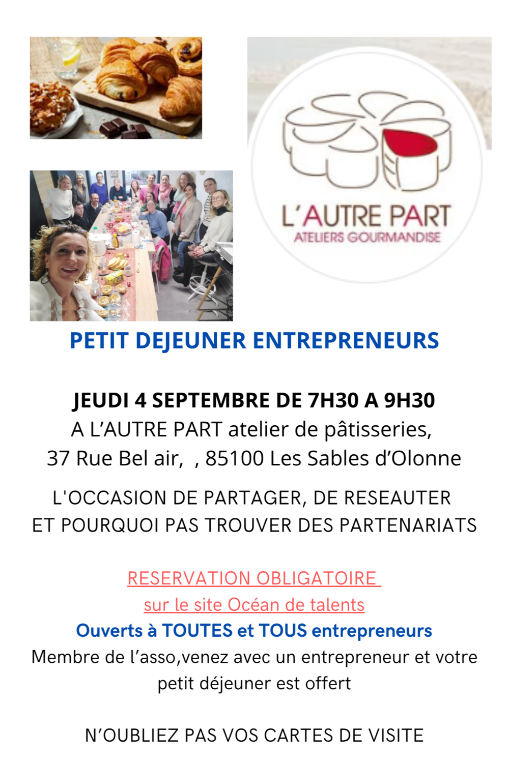 PETIT DEJ ENTREPRENEURS 4 SEPT 2025