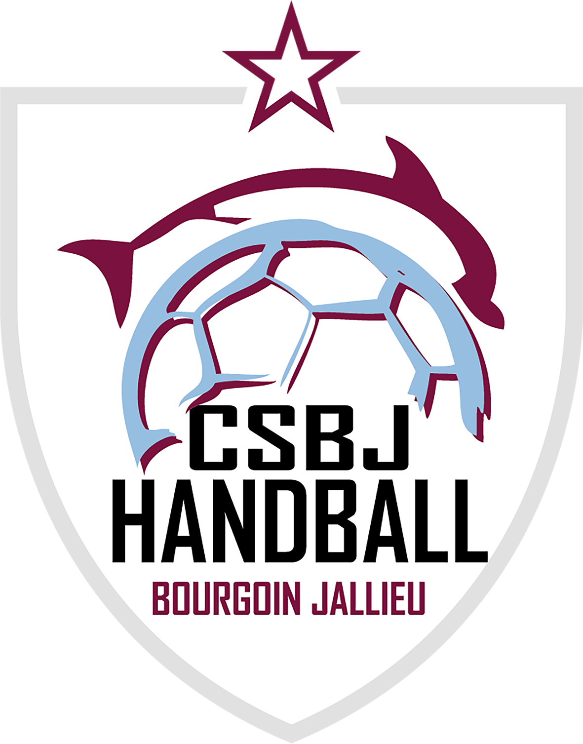 Logo club sportif de bourgoin jallieu handball
