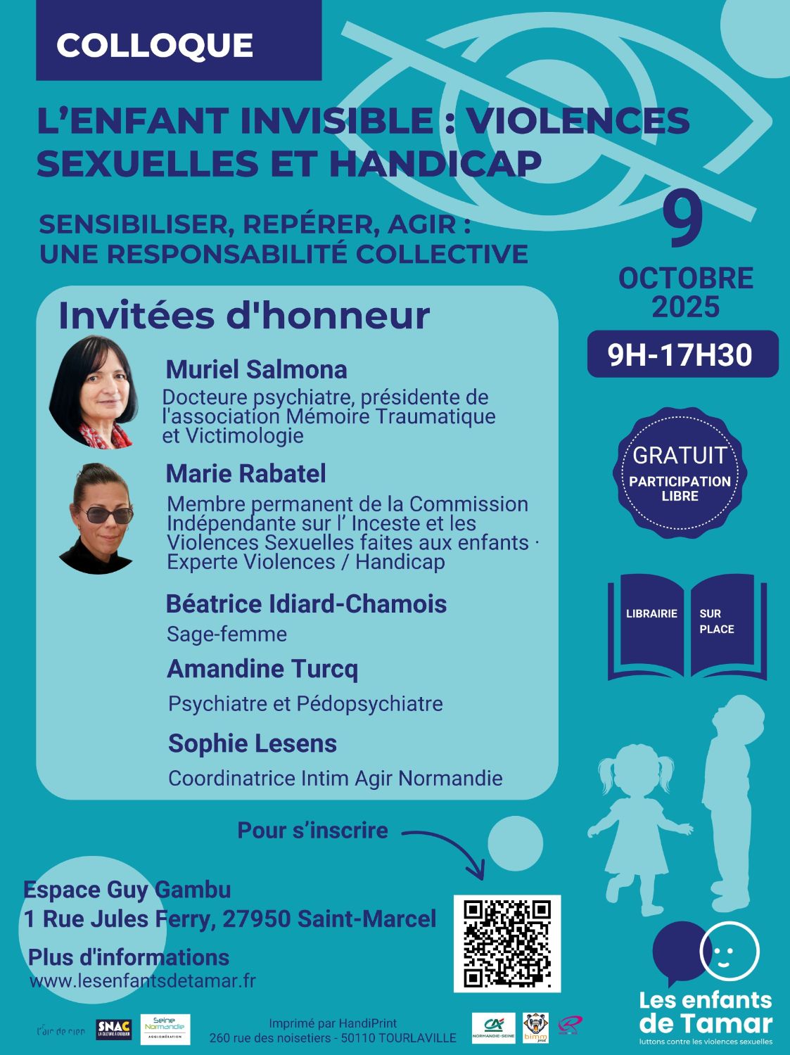 Colloque L’enfant invisible - violences sexuelles et Hancidap : Sensibiliser, repérer, agir : une responsabilité collective 