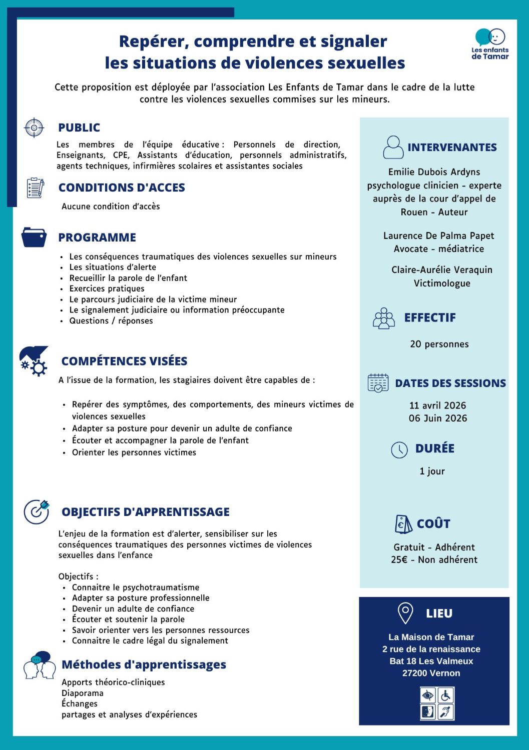 Les bases : Repérer, Accueillir et Alerter