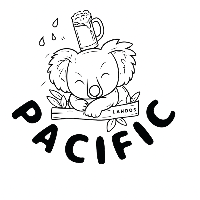 Logo association des jeunes du pacific de landos