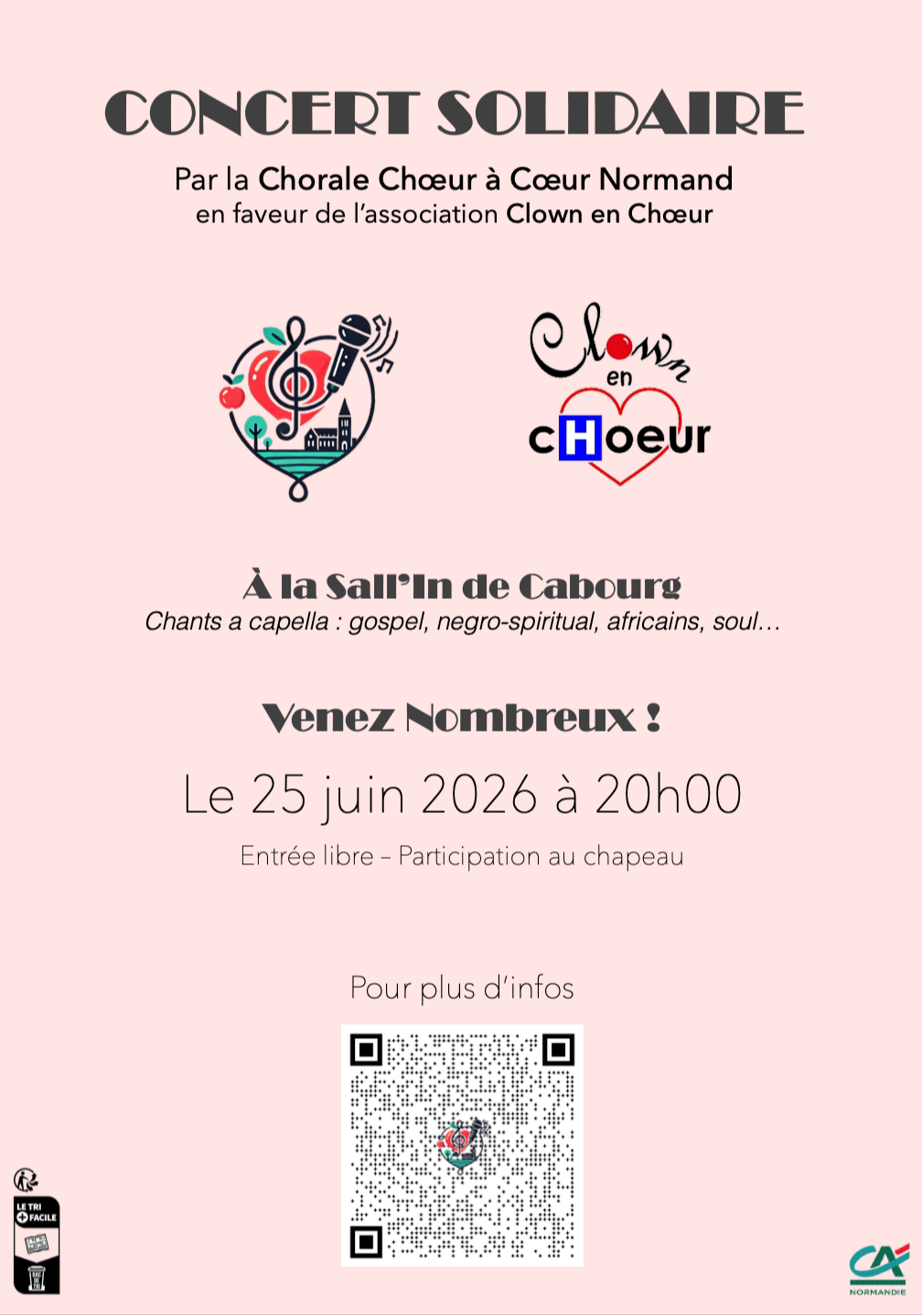 CONCERT solidaire en faveur de l'association Clown en Choeur