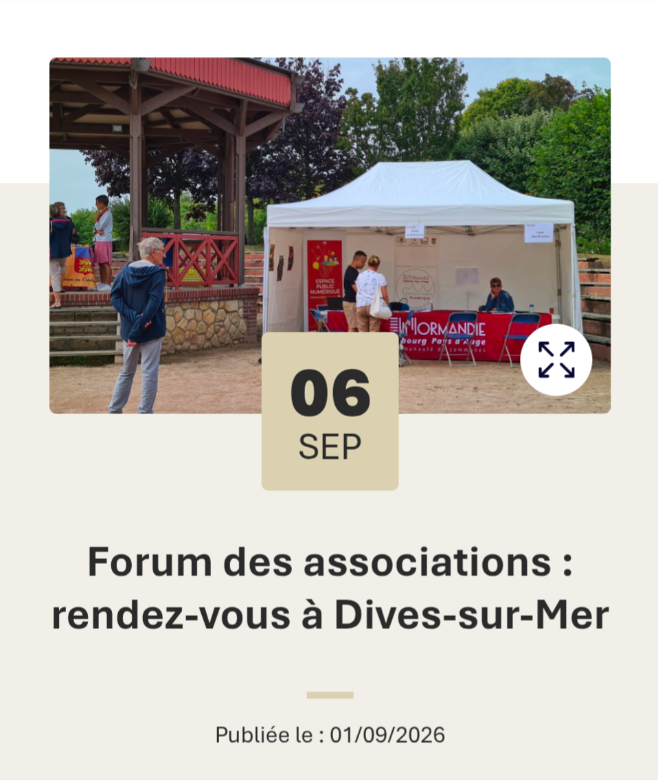 Forum des associations de Dives-sur-Mer