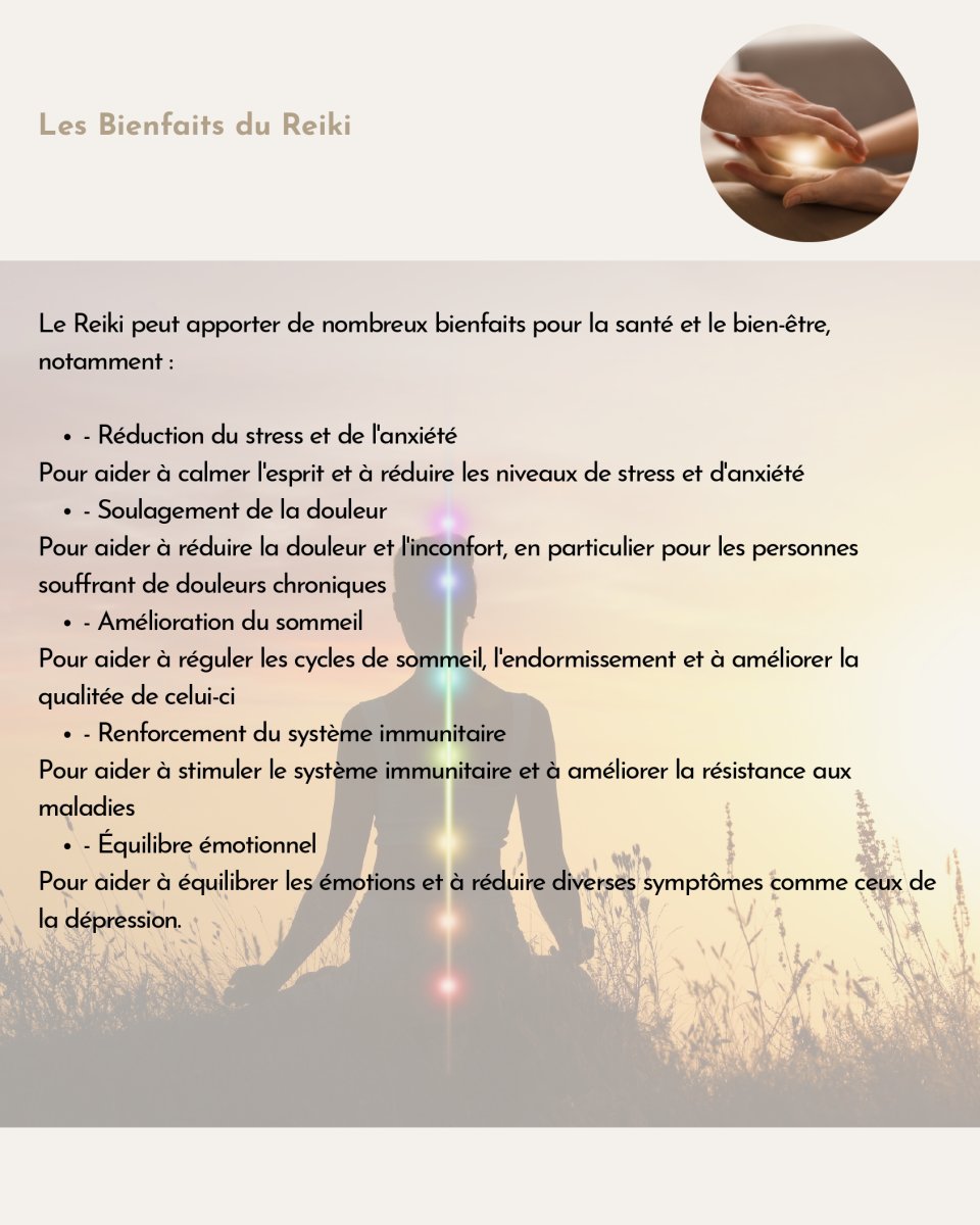 Bienfaits Reiki