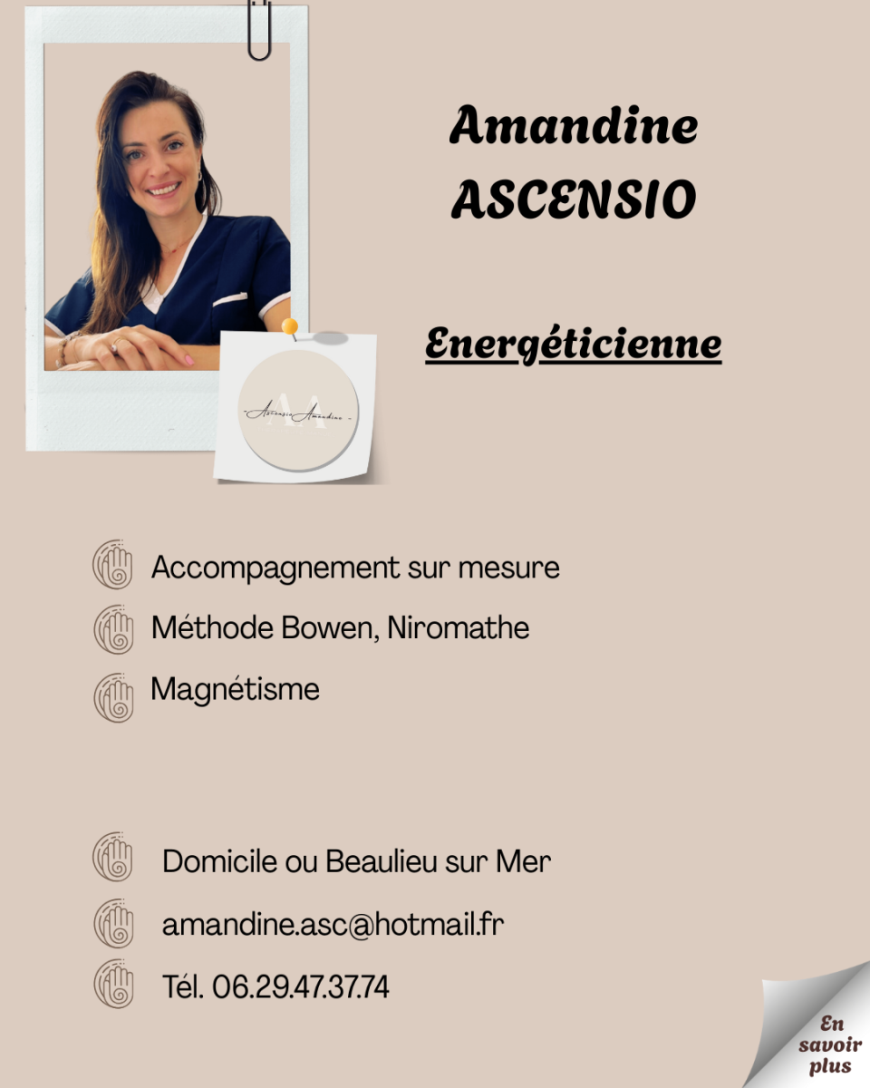 Fiche Amandine Ascensio Energeticienne
