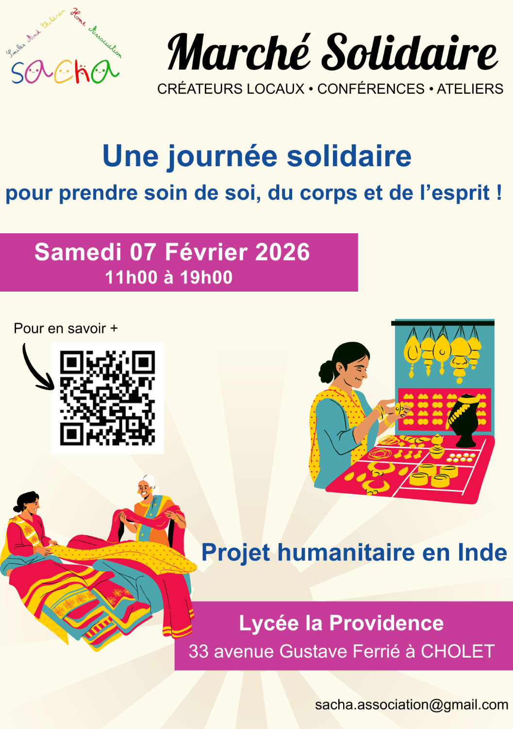 Marché solidaire Association SACHA