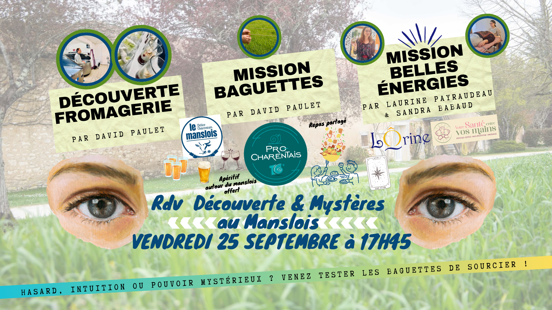 Rdv Visite & Missions mystères à la Fromagerie du Manslois ı Le VEN 25 SEPTEMBRE à 17H45 !