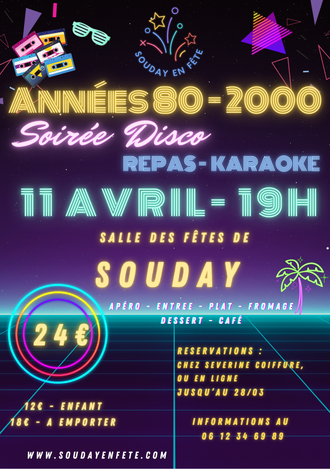 11 Avril 2026 - Soirée Année 80 - 90 - 2000