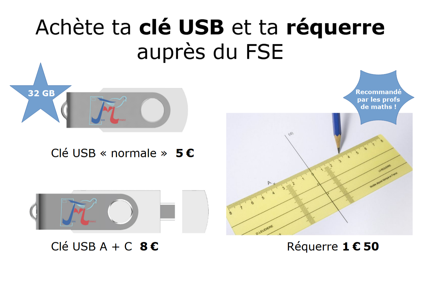 Achats auprès du FSE 2026-2027