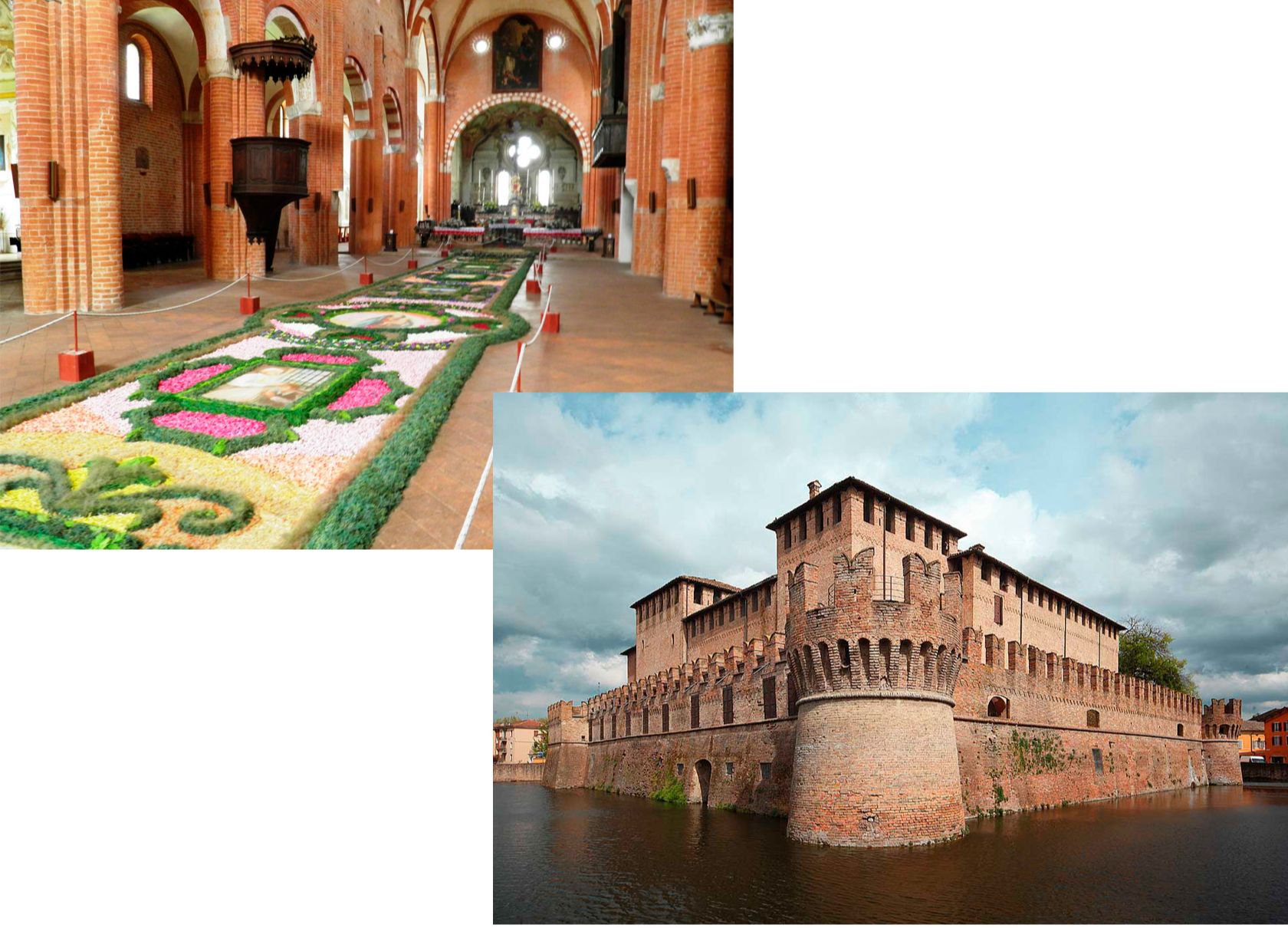 Infiorata della Abbazia Chiaravalle della Colomba - Fontanellato