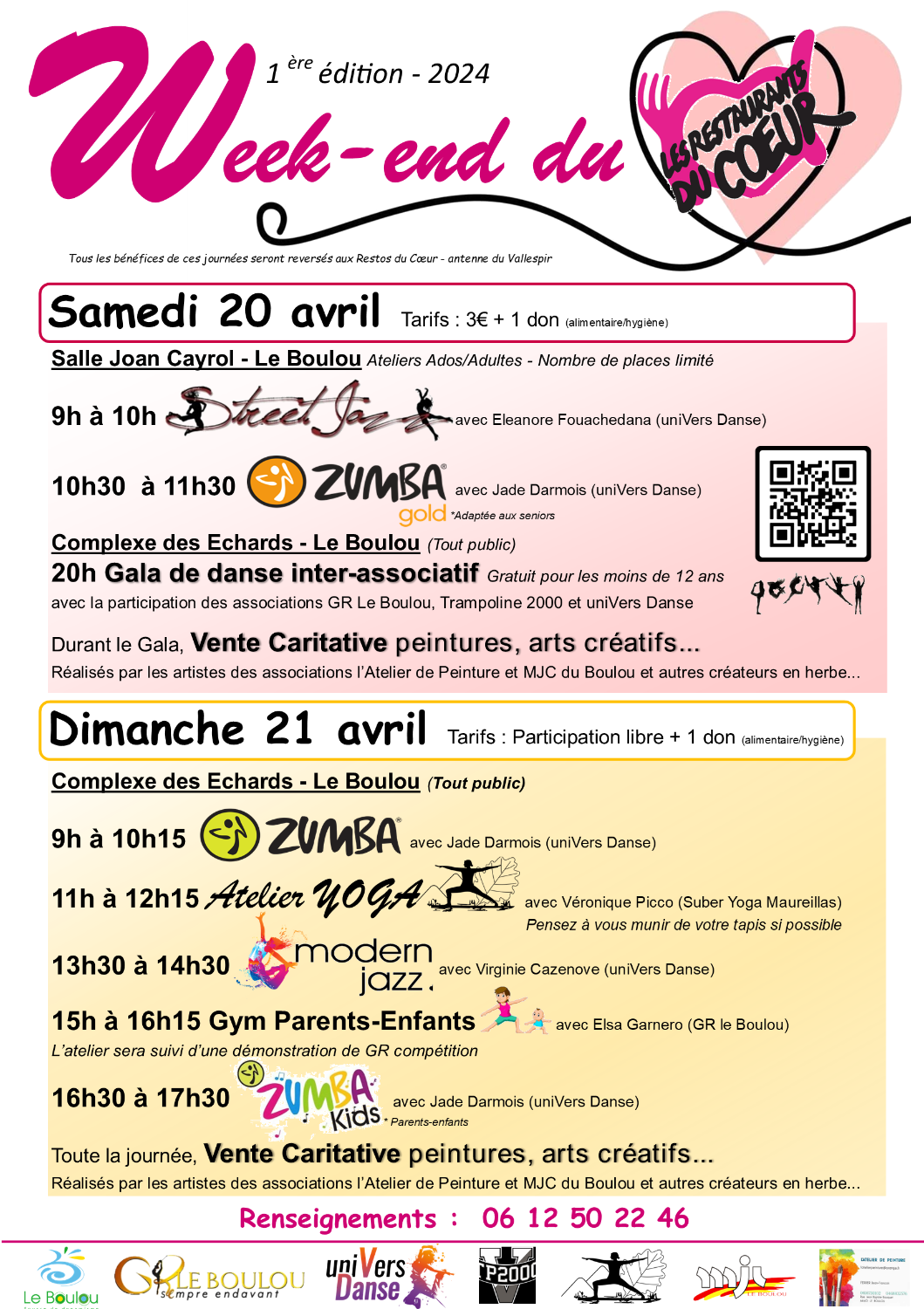 Week -end du Coeur 20 et 21 avril 2024