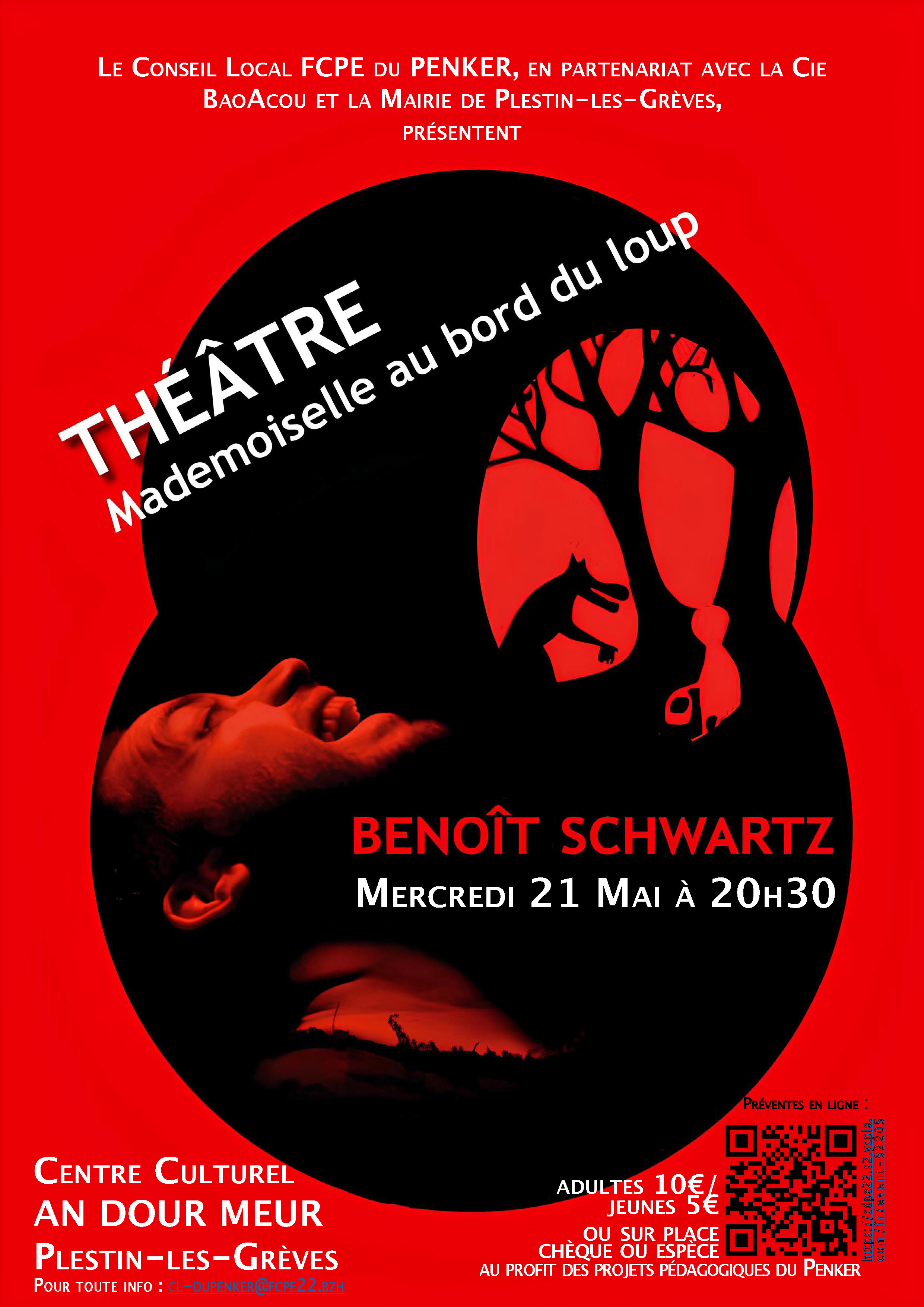 Théâtre - Mademoiselle au bord du loup