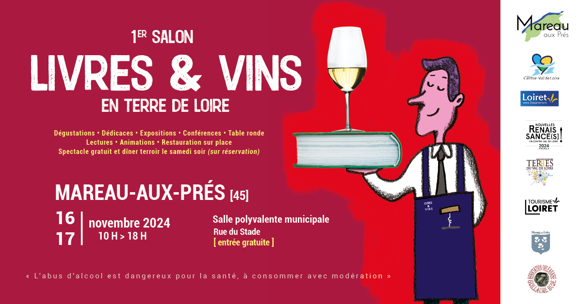 Logo Association LIVRES ET VINS EN TERRE DE LOIRE