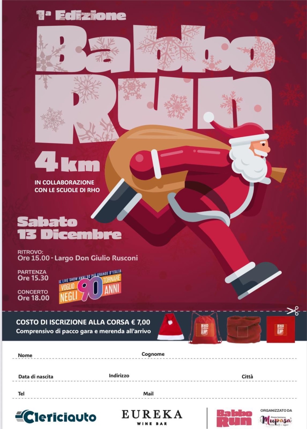 1^ EDIZIONE BABBO RUN  ‍️
