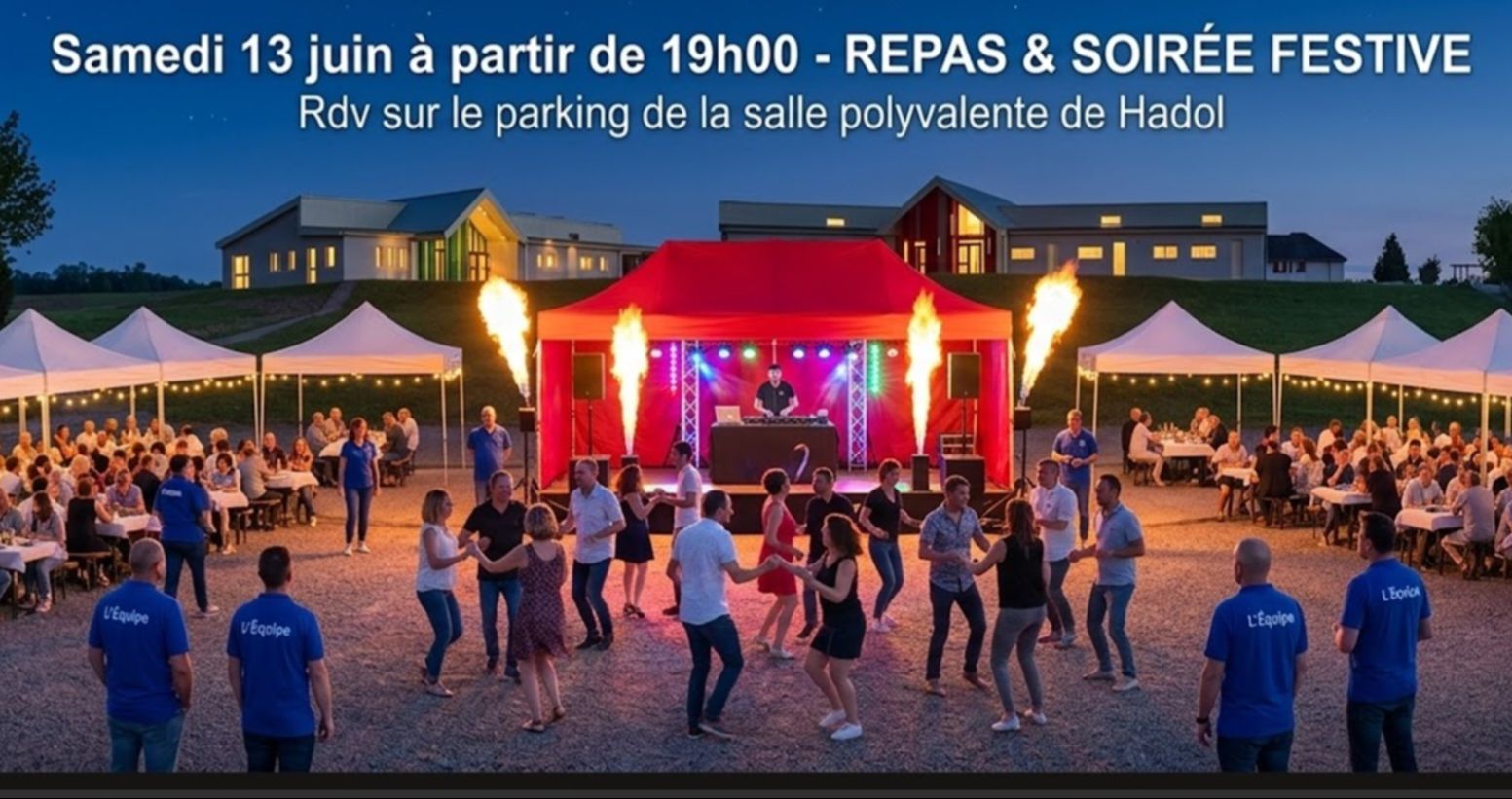 Repas et Soirée Festive HADOL - 13 juin 2026