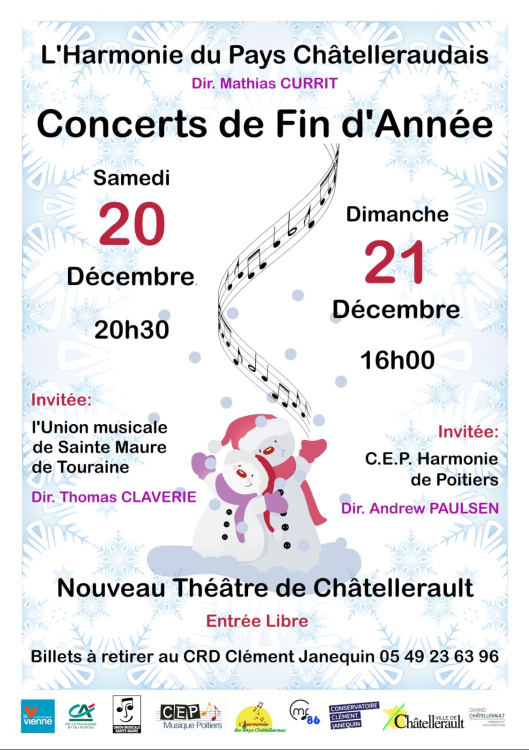 Concert de fin d'année: le samedi