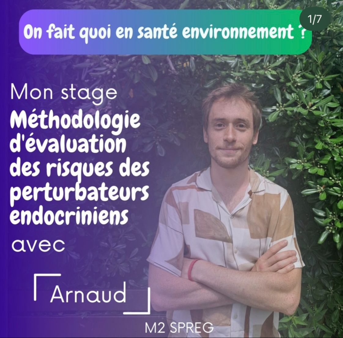 Mon stage et moi - Arnaud