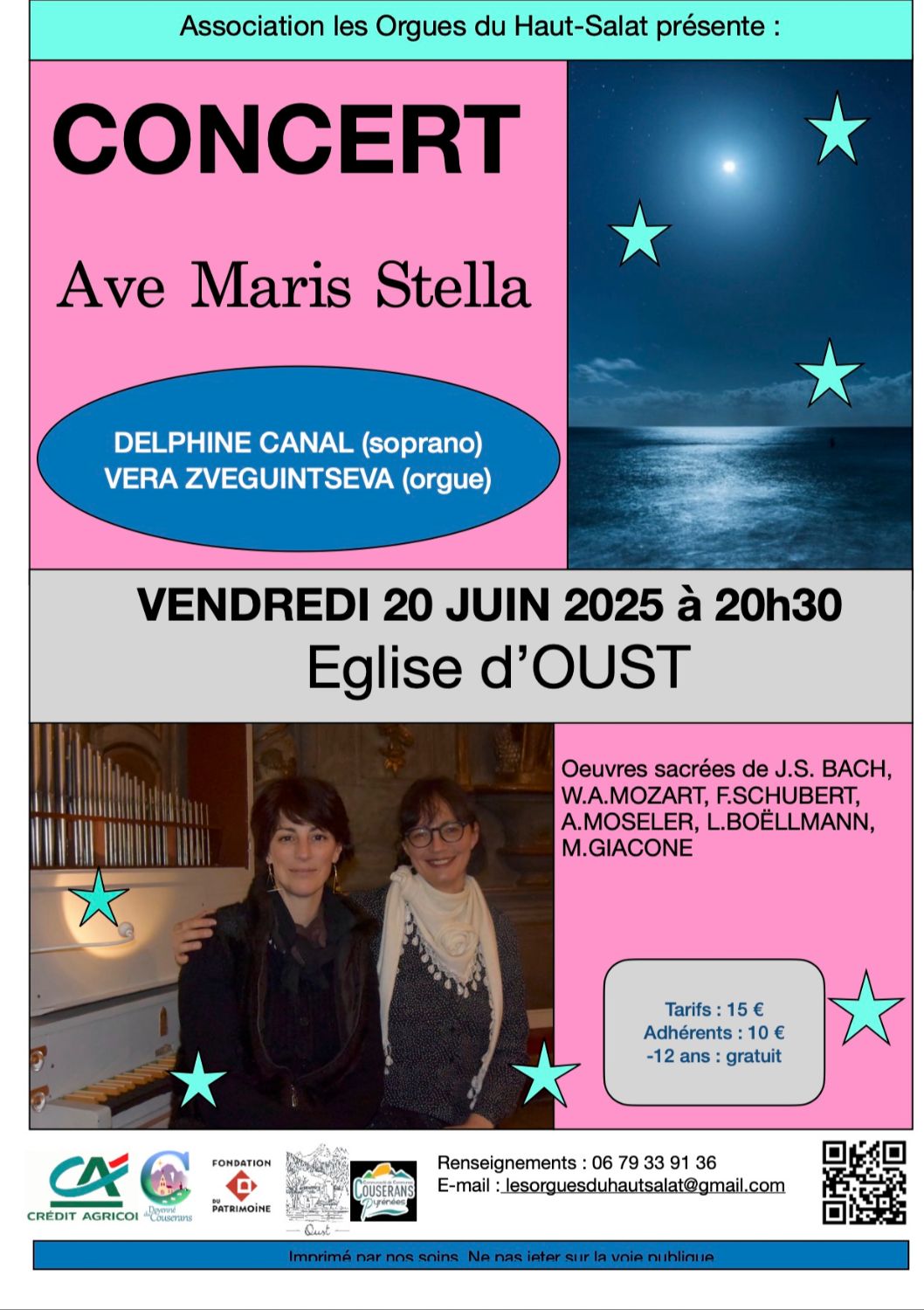 Concert Ave Maris Stella (chant et orgue)