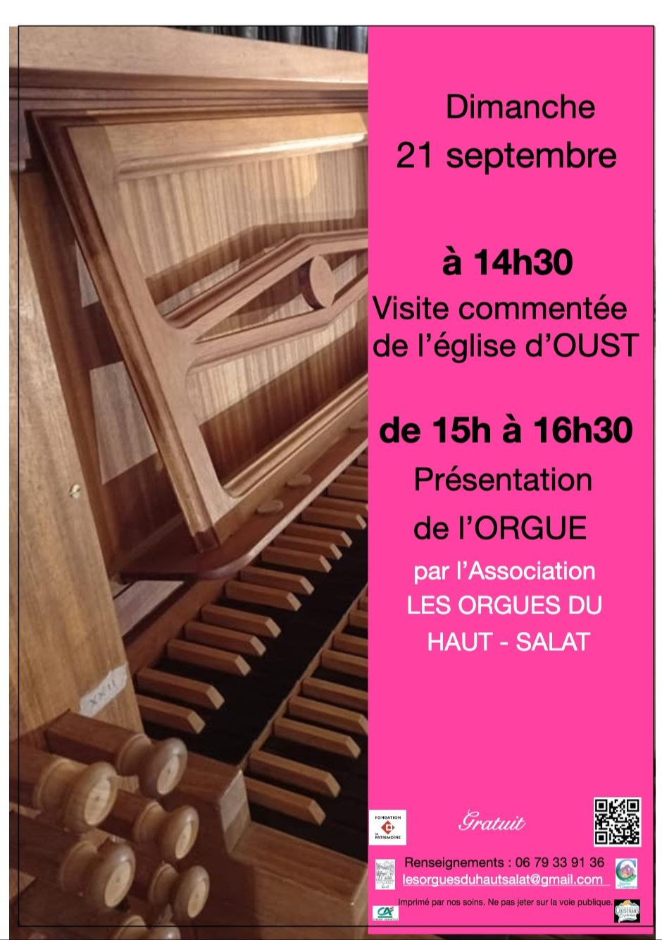 Journées Européennes du Patrimoine à Oust