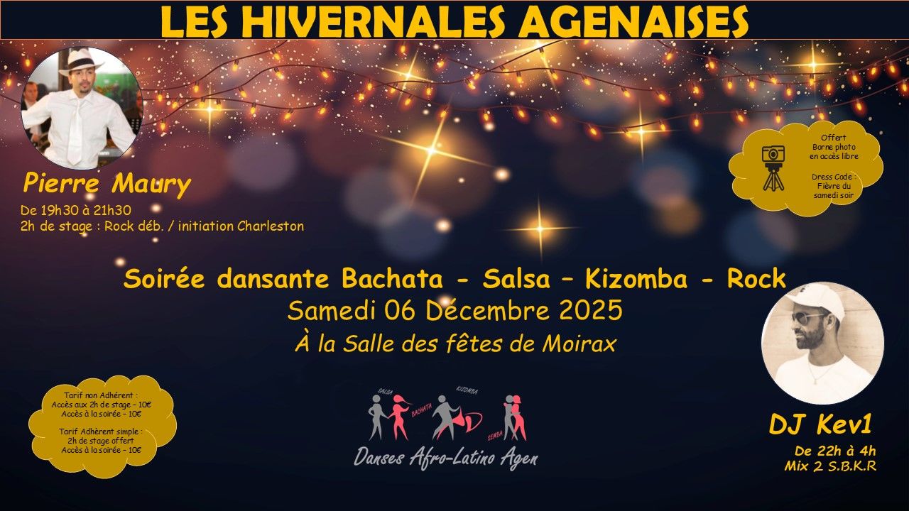 Les Hivernales Agenaises saison 5 - Soirée SBKR Danses Afro-Latino