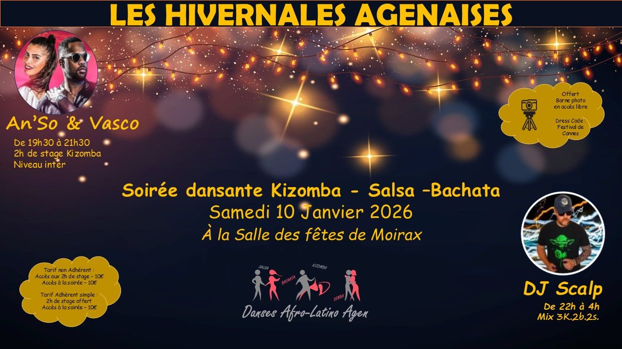 Les Hivernales Agenaises saison 5 - Soirée K-BS Danses Afro-Latino
