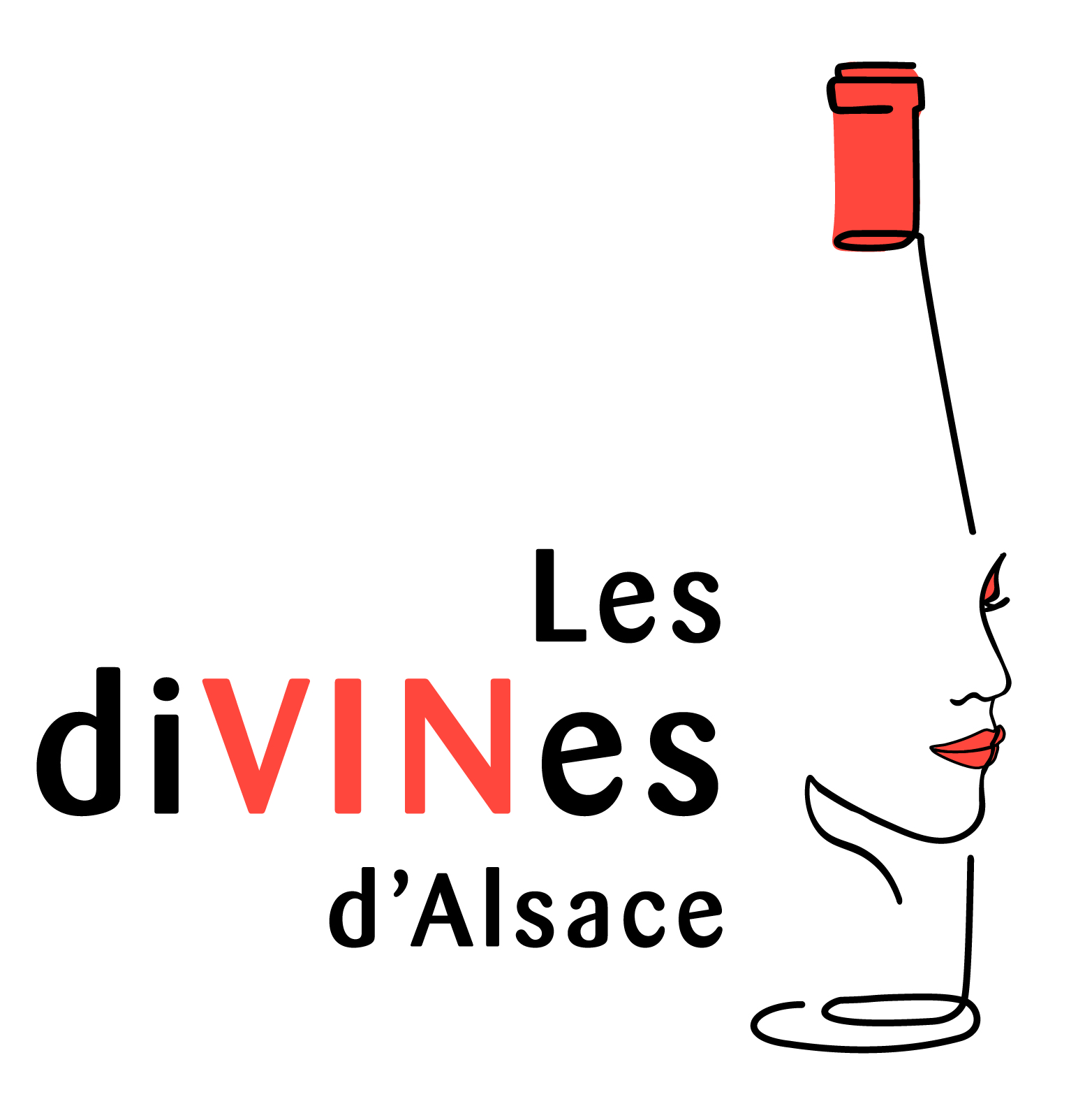 Logo Les diVINes d'Alsace