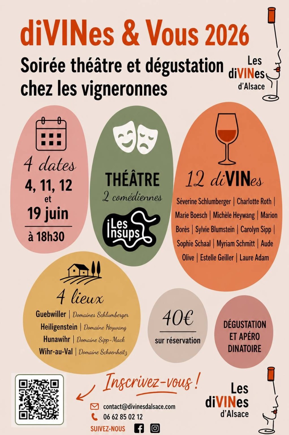 diVINes & Vous 2026 : Théâtre & Vins