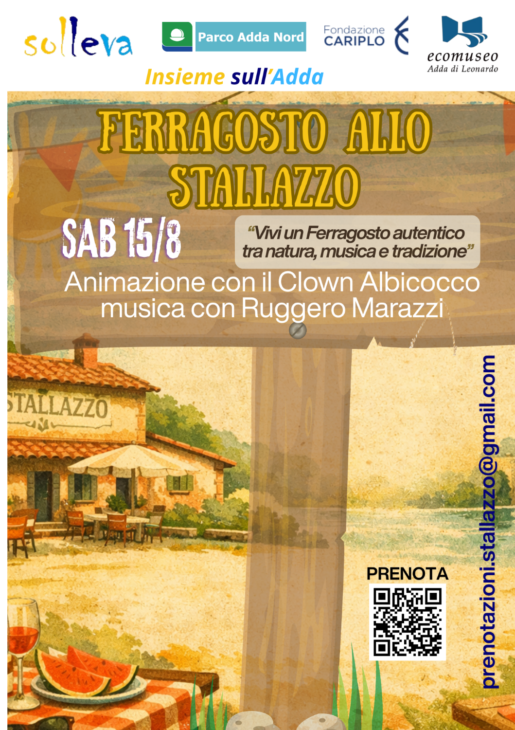 SAB 15/8  Ferragosto allo Stallazzo