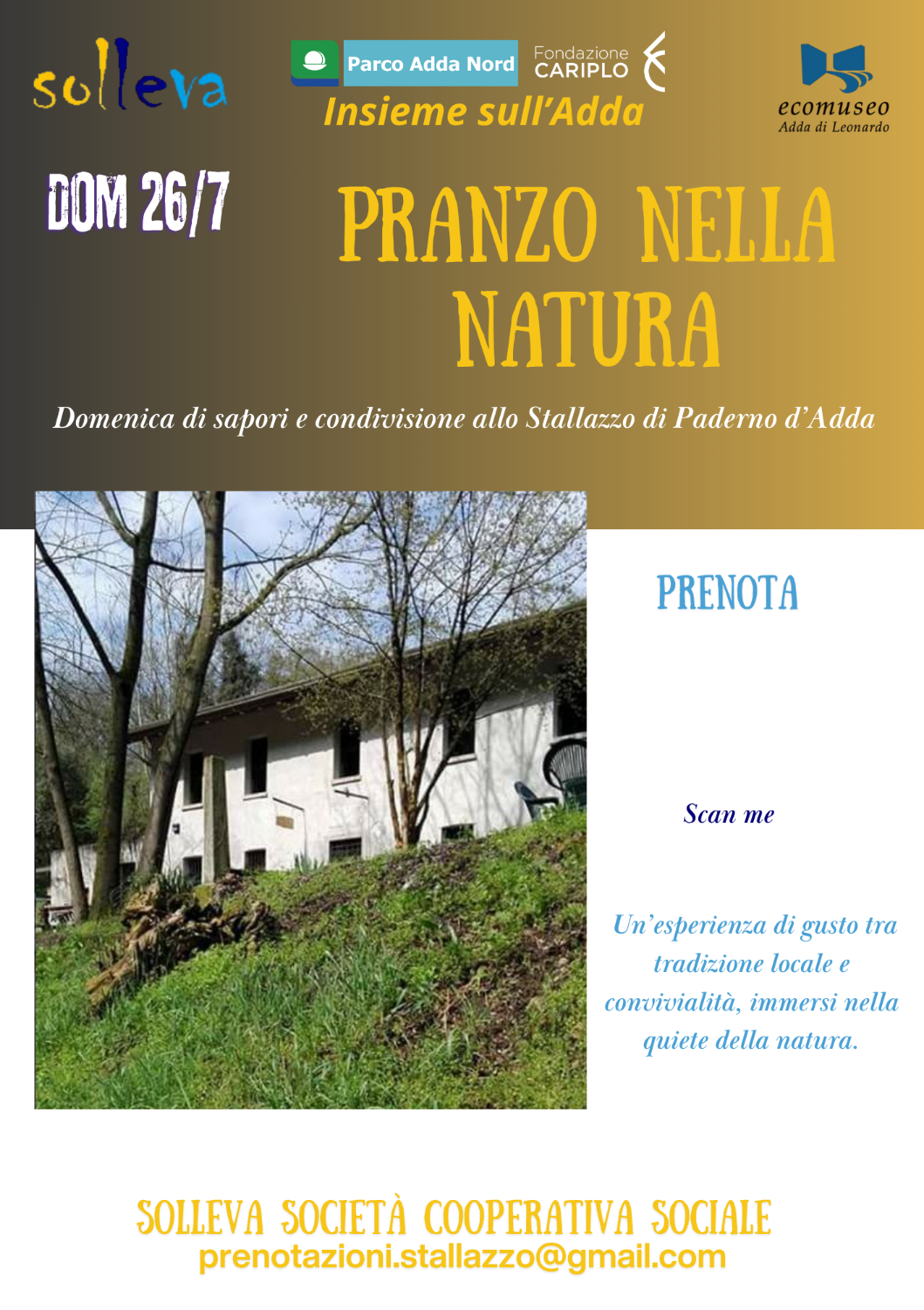 26/7  Pranzo domenicale allo Stallazzo