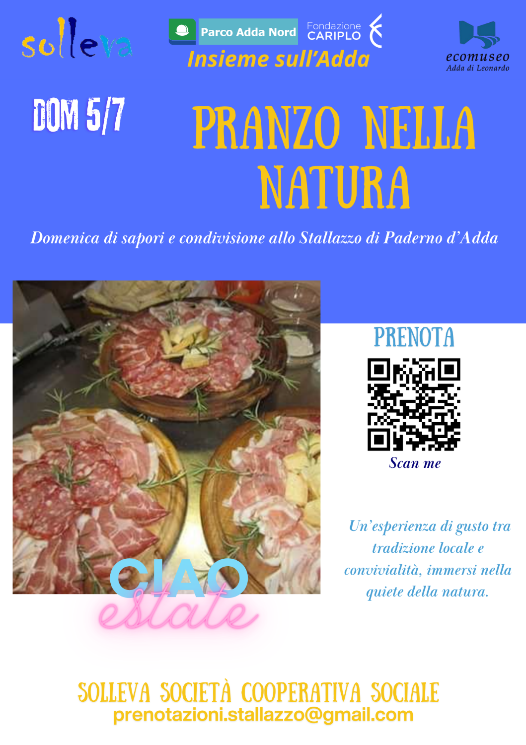 5/7  Pranzo domenicale allo Stallazzo