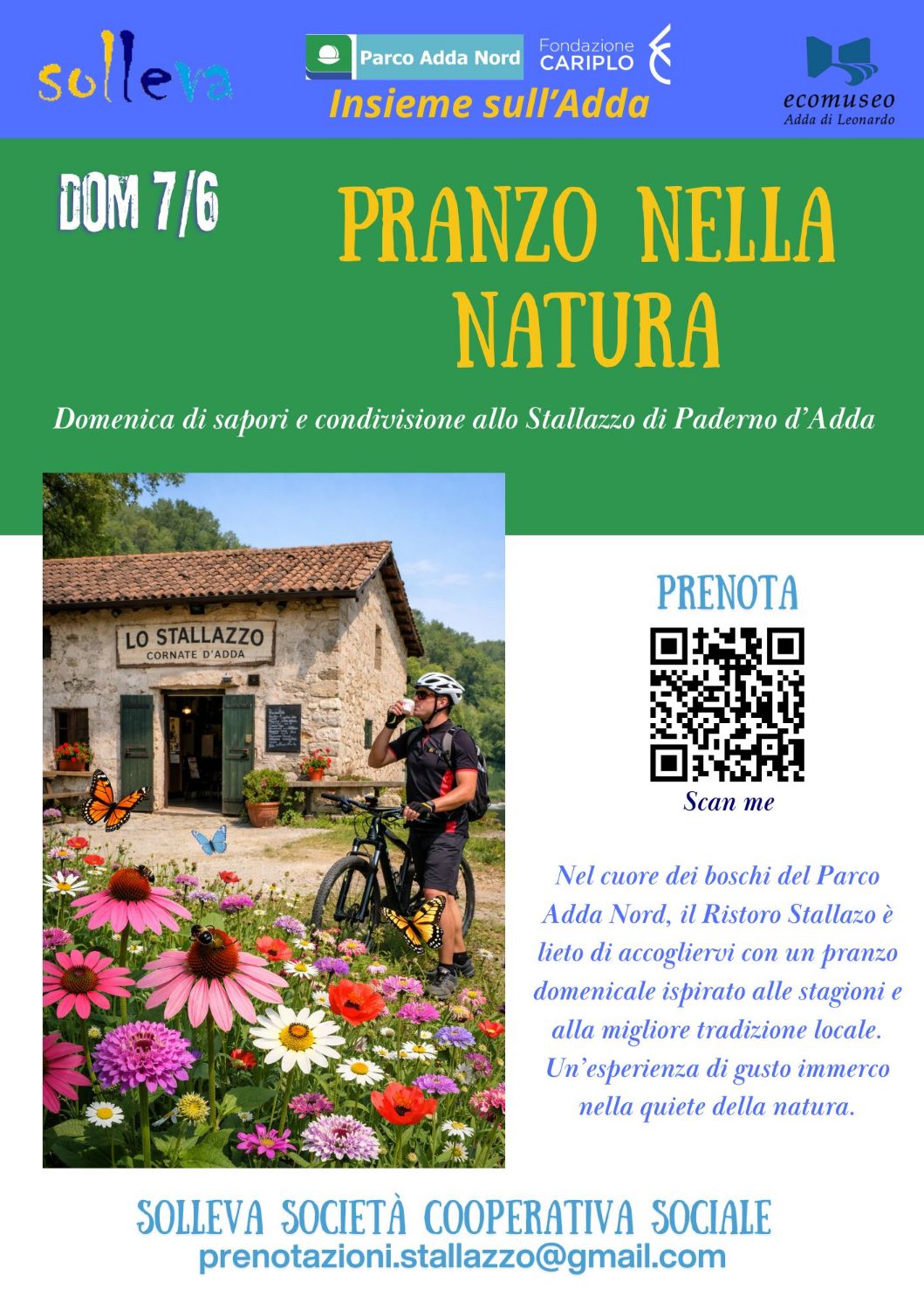 7/6  Pranzo domenicale allo Stallazzo