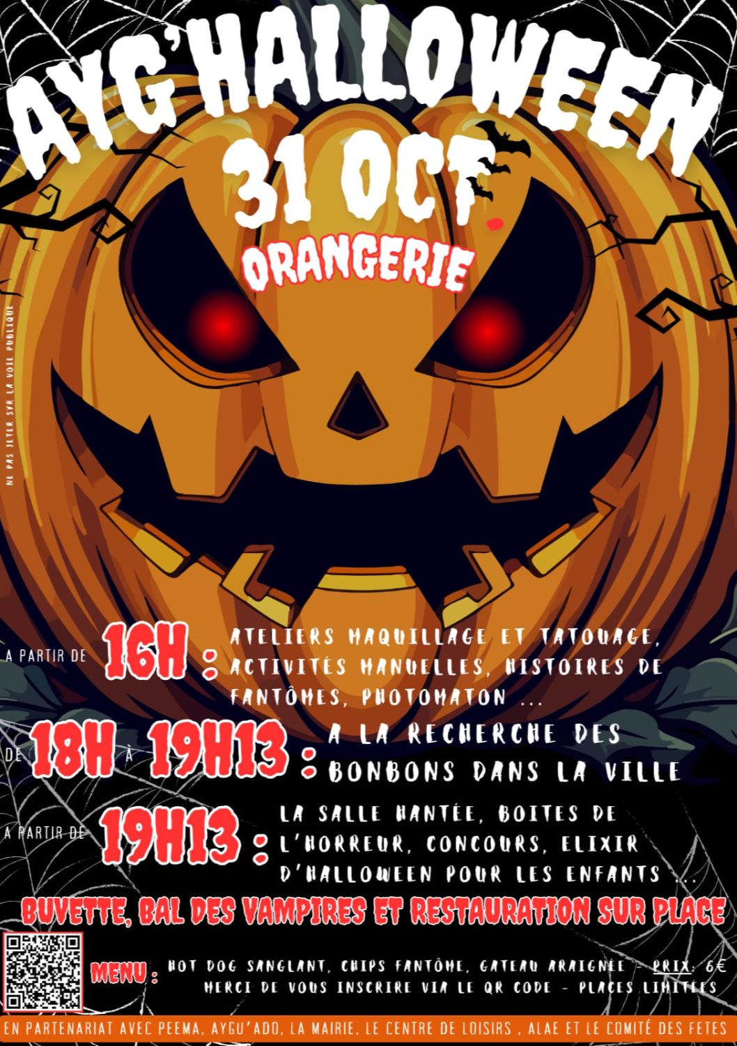 Repas CDF Jeudi 31/10 Halloween