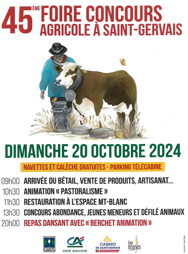 Repas de Midi 45e Foire agricole de St Gervais