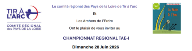 Championnat Régional TAEI - Dimanche 28 juin 2026