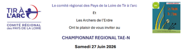 Championnat Régional TAEN - Samedi 27 juin 2026