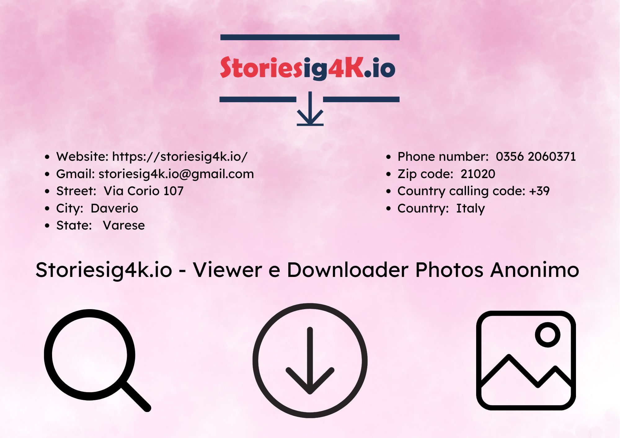 Scarica storie di Instagram con Storiesig4k Gratuito e facile da