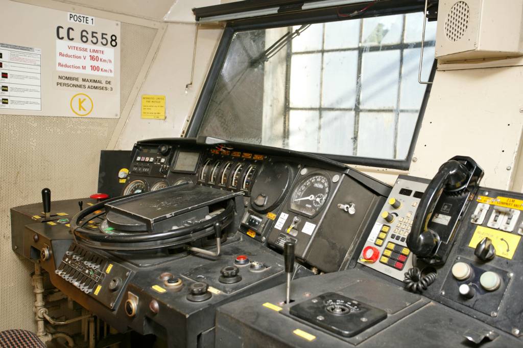 Cabine de conduite de la CC 6558