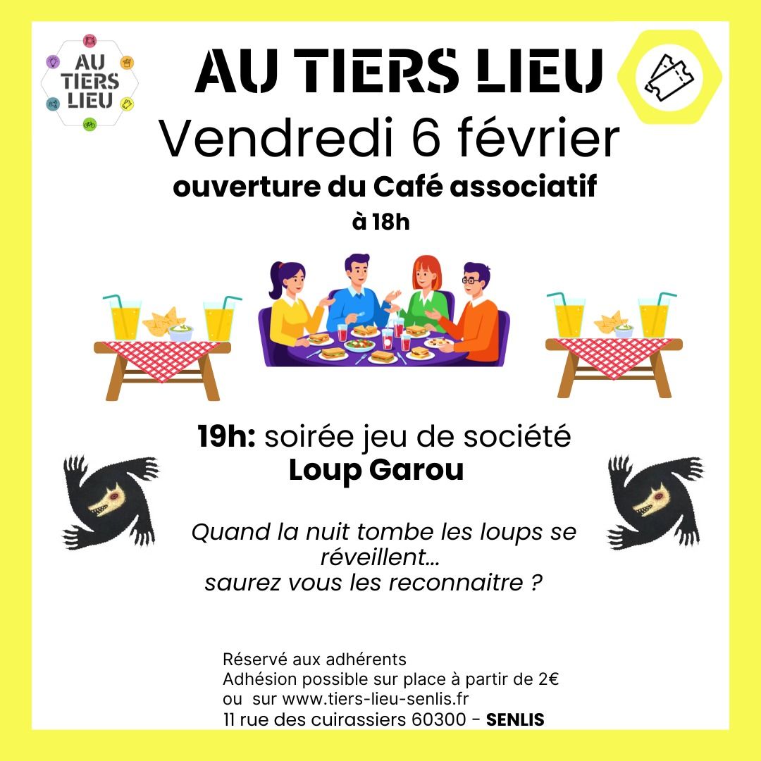 06 FEV 26- Jeu Loup Garou au café