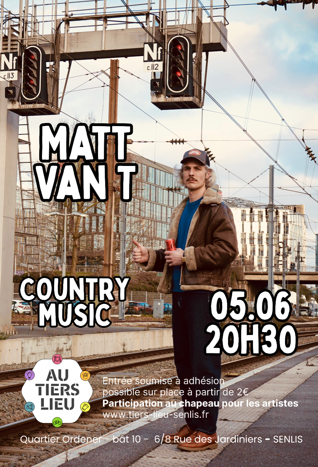 5 juin - concert de Matt Van T / Artiste solo multi-instrumentiste / One Man Band