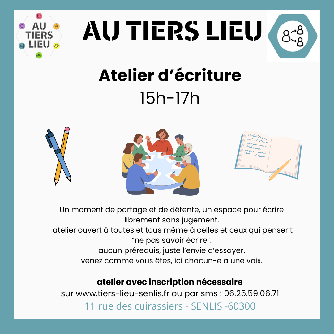 17 mai - Atelier d'écriture