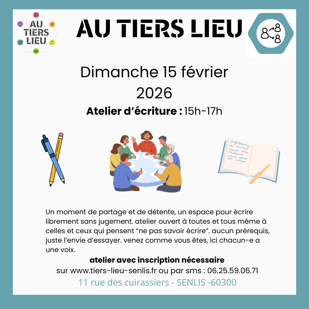 15 fev 26- Atelier d'écriture