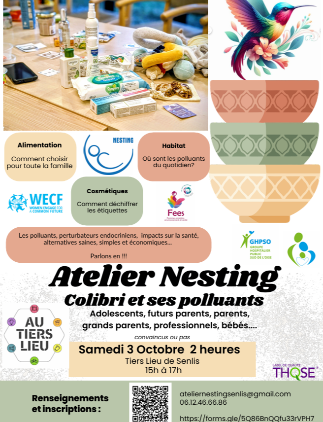 3 octobre - Atelier Nesting - Colibri et ses polluants