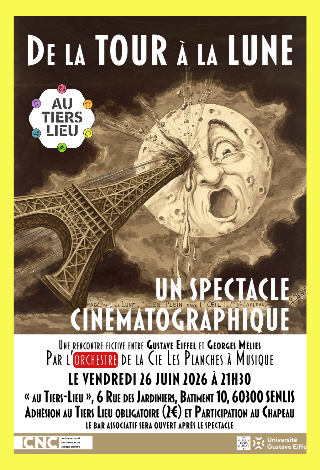 26 juin - Ciné concert De la Tour à la Lune