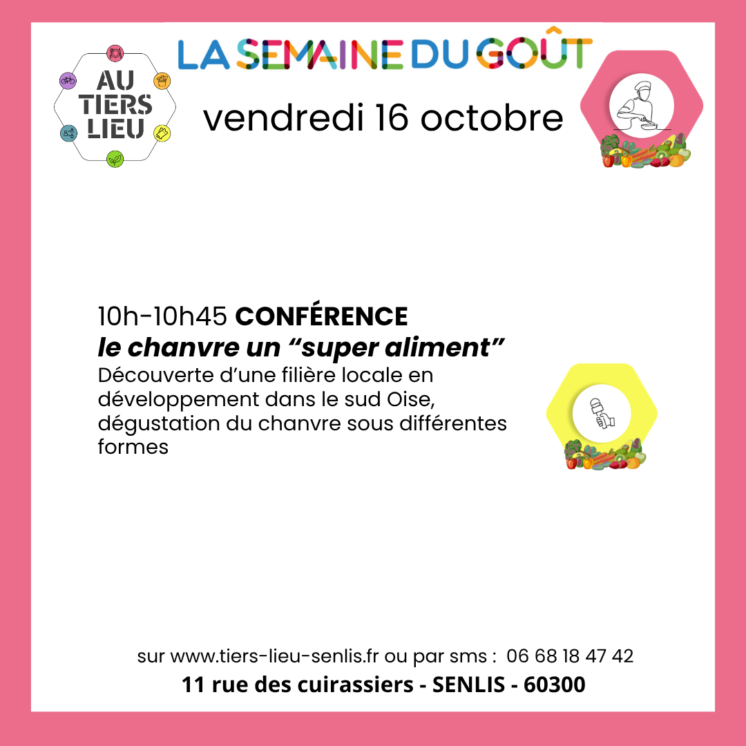 16 octobre - Conférence le chanvre un 