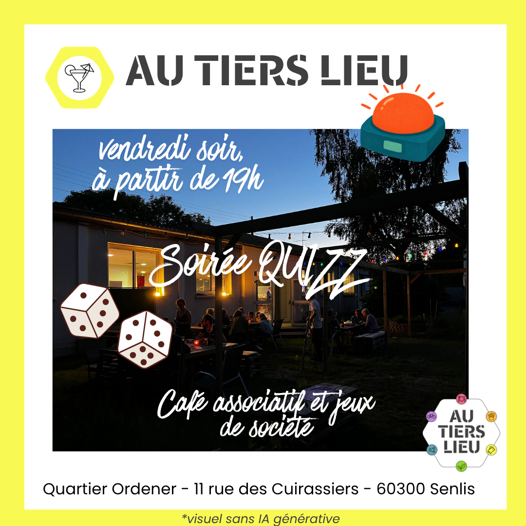 23 octobre - Soirée Quizz et jeux de société